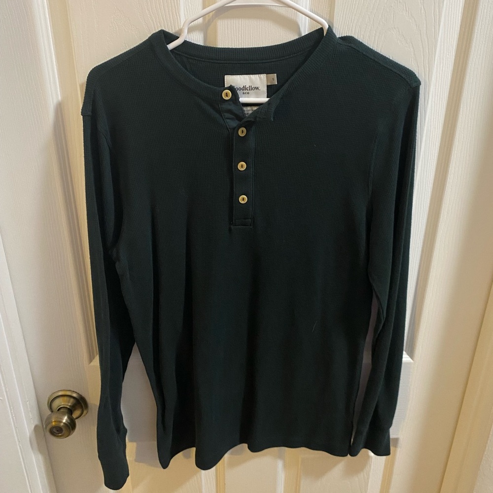Good fellow Button Up Thermal Tee